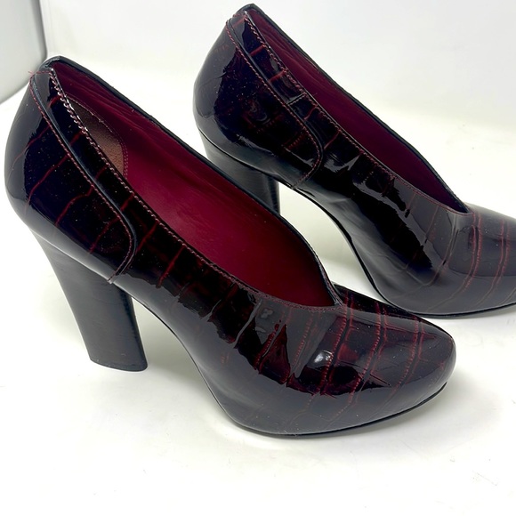Marc Jacobs Burgundy Payton heels size 40 - Picture 2 of 5